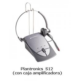 Casco Plantronics S12 amplificado